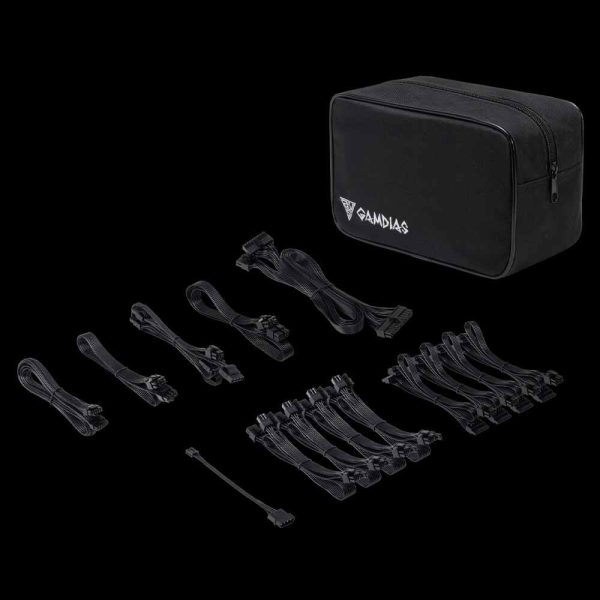 منبع تغذیه 850 وات GAMDIAS مدل HELIOS P2-1300G - تصویر 10