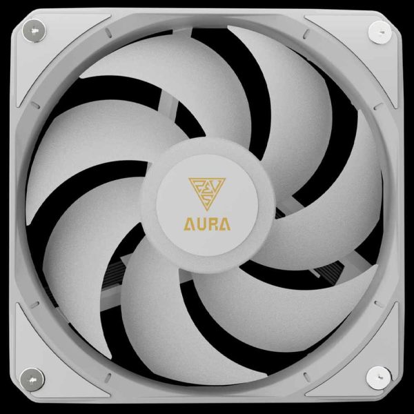 خنک کننده پردازنده GAMDIAS مدل AURA GL240 LCD WH - تصویر 10
