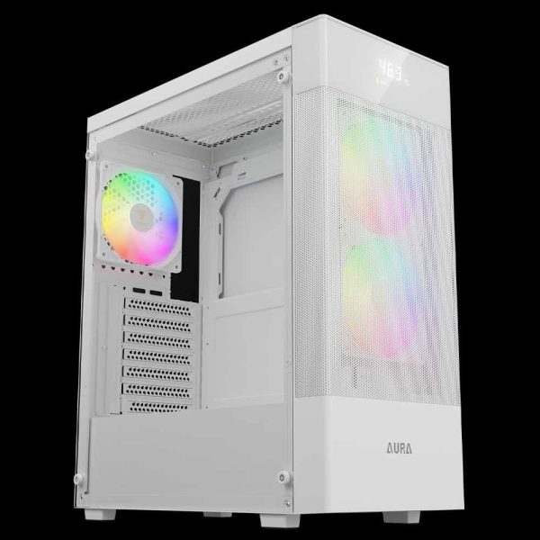 کیس کامپیوتر GAMDIAS مدل AURA GC5 ELITE ARGB WH - تصویر 2