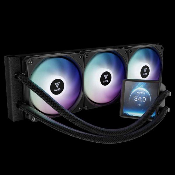 خنک کننده پردازنده گیم دیاس مدل AURA GL360 LCD - تصویر 3