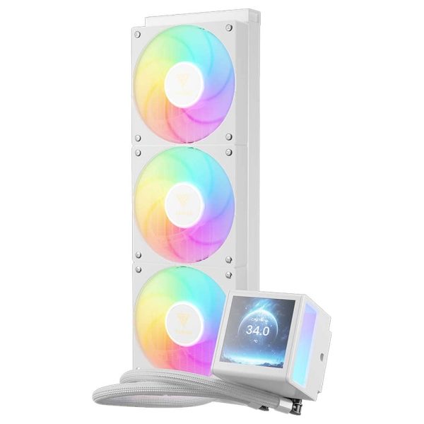 خنک کننده پردازنده GAMDIAS مدل CHIONE P5-360 WH - تصویر 3