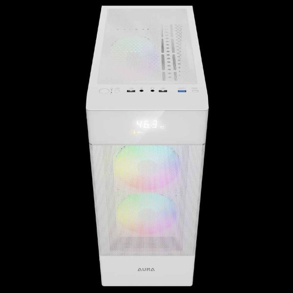 کیس کامپیوتر GAMDIAS مدل AURA GC5 ELITE ARGB WH - تصویر 3