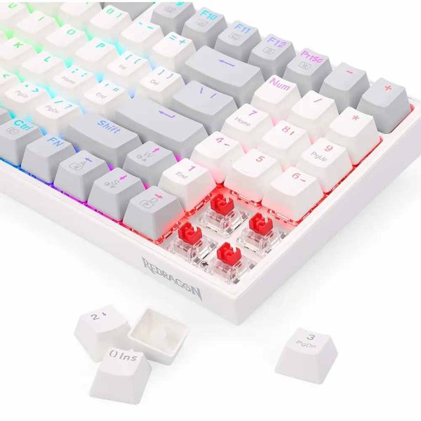 کیبورد REDRAGON مدل Kitava K636 WGO RGB - تصویر 4