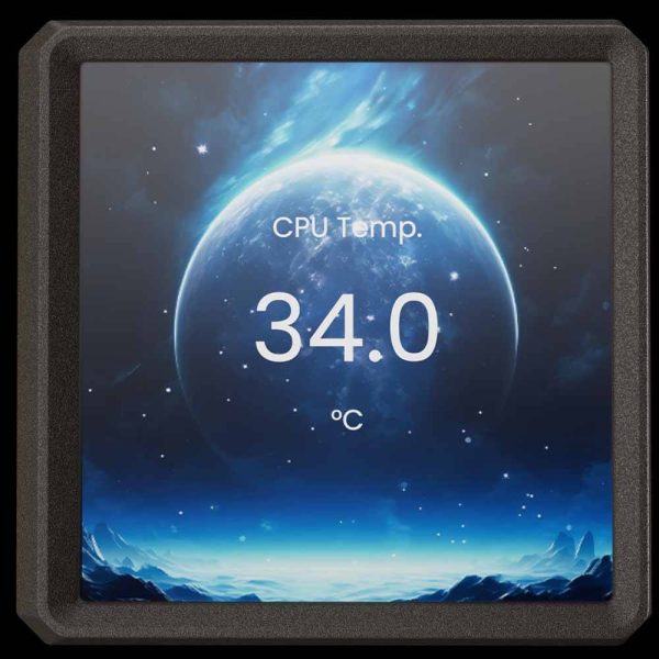 خنک کننده پردازنده GAMDIAS مدل AURA GL240 LCD - تصویر 4