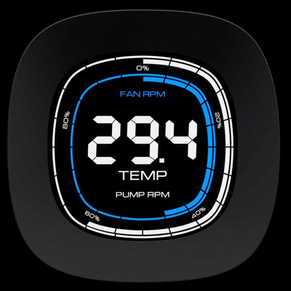 خنک کننده پردازنده GAMDIAS مدل AURA GL240 DIGITAL - تصویر 5