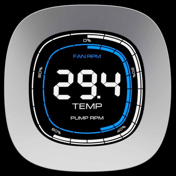 خنک کننده پردازنده GAMDIAS مدل AURA GL240 DIGITAL WH - تصویر 5