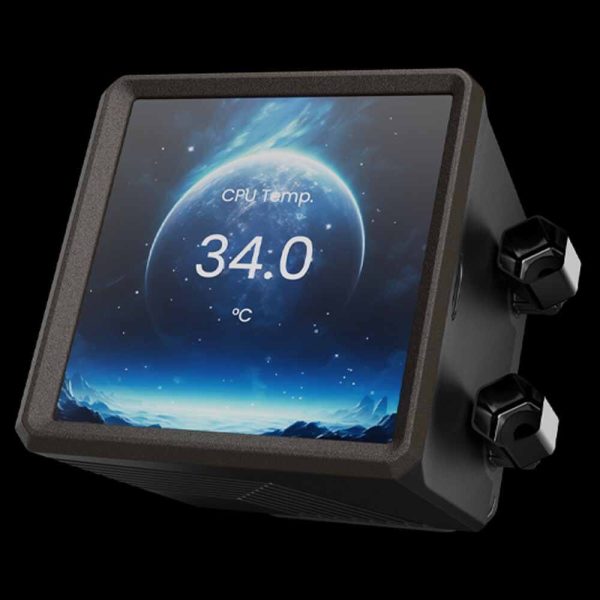 خنک کننده پردازنده GAMDIAS مدل AURA GL240 LCD - تصویر 5