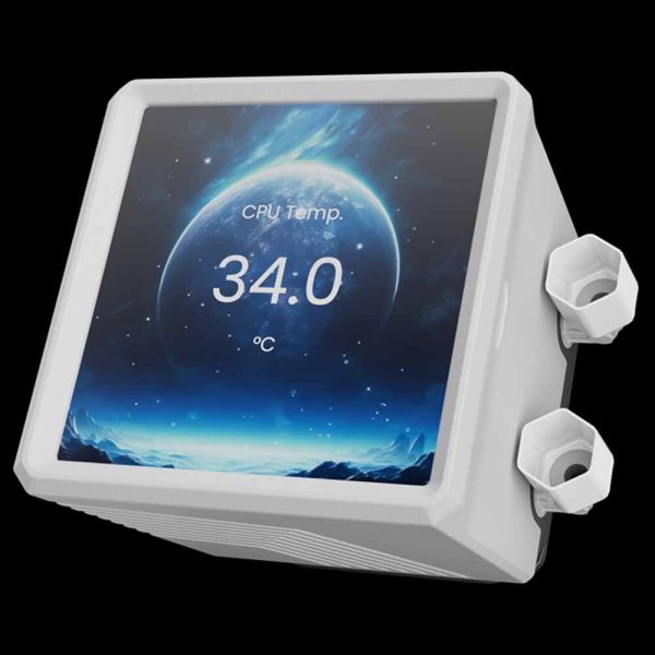 خنک کننده پردازنده GAMDIAS مدل AURA GL240 LCD WH - تصویر 5