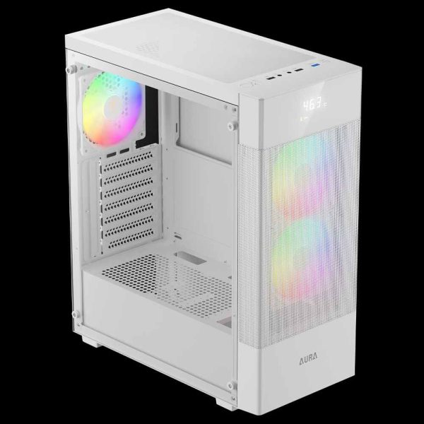 کیس کامپیوتر GAMDIAS مدل AURA GC5 ELITE ARGB WH - تصویر 5