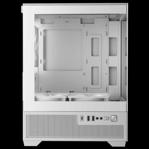 کیس کامپیوتر GAMDIAS مدل AURA GC9M ELITE WH ARGB - تصویر 5