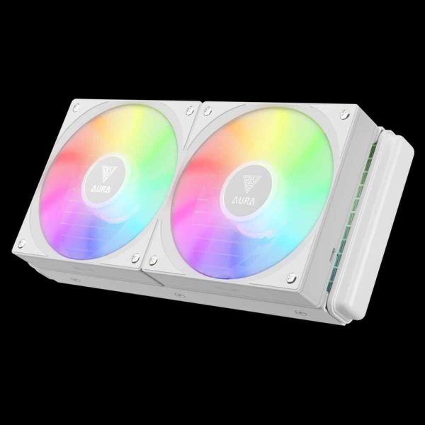 خنک کننده پردازنده GAMDIAS مدل AURA GL240 V2 WH - تصویر 6