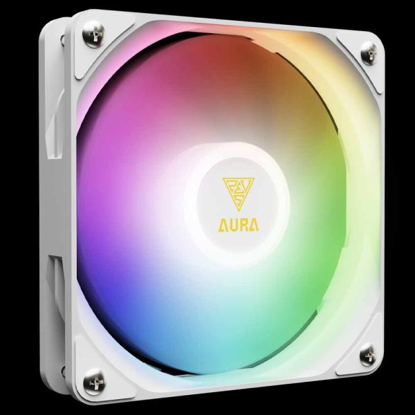 خنک کننده پردازنده GAMDIAS مدل AURA GL240 DIGITAL WH - تصویر 7