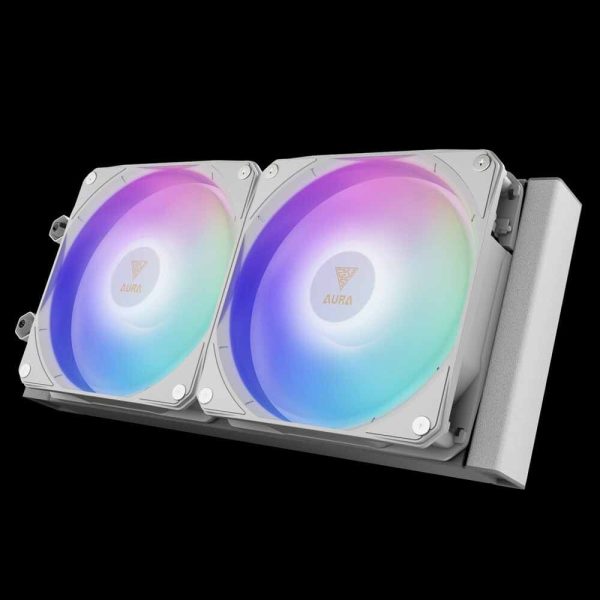 خنک کننده پردازنده GAMDIAS مدل AURA GL240 LCD WH - تصویر 7