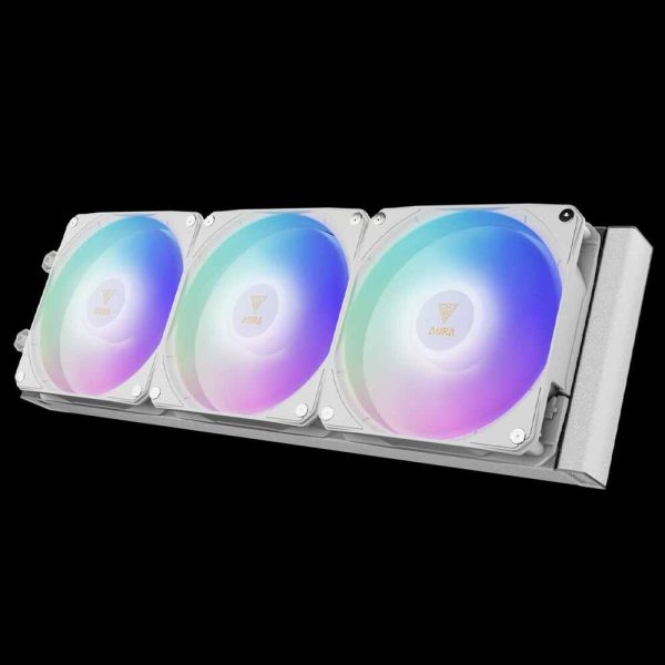 خنک کننده پردازنده گیم دیاس مدل AURA GL360 LCD WH - تصویر 7
