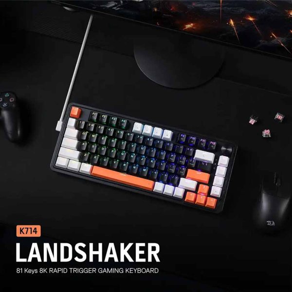 کیبورد REDRAGON مدل Landshaker K714 WBO - تصویر 7