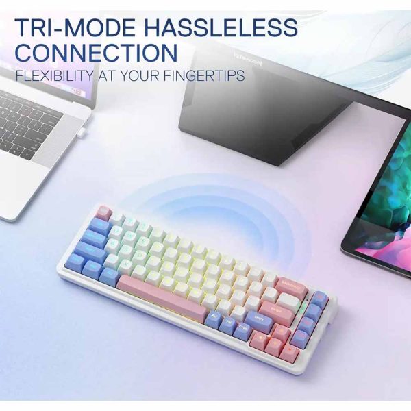 کیبورد بی سیم REDRAGON مدل NOVA K709 PRO WBP RGB - تصویر 8