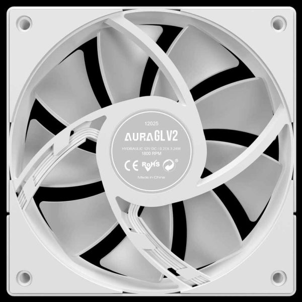 خنک کننده پردازنده GAMDIAS مدل AURA GL120 V2 WH - تصویر 8