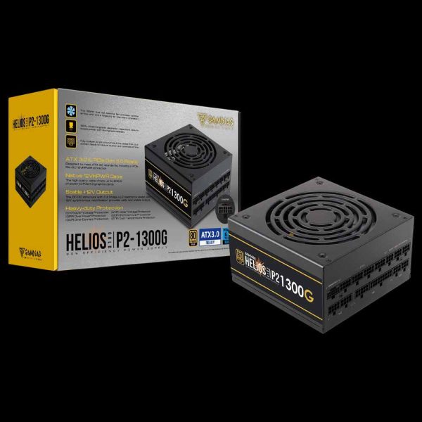 منبع تغذیه 850 وات GAMDIAS مدل HELIOS P2-1300G - تصویر 9