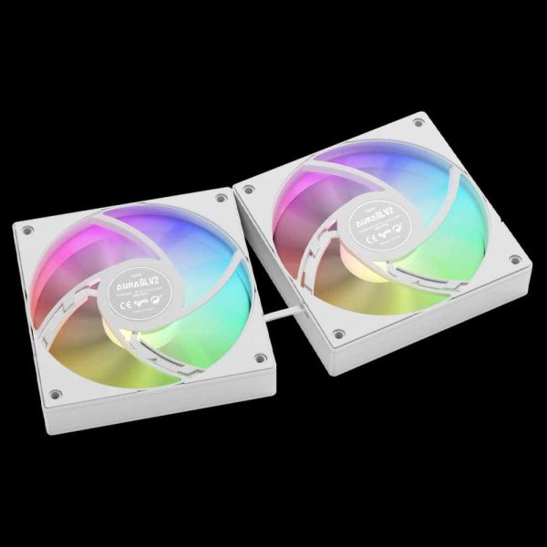 خنک کننده پردازنده GAMDIAS مدل AURA GL240 V2 WH - تصویر 9