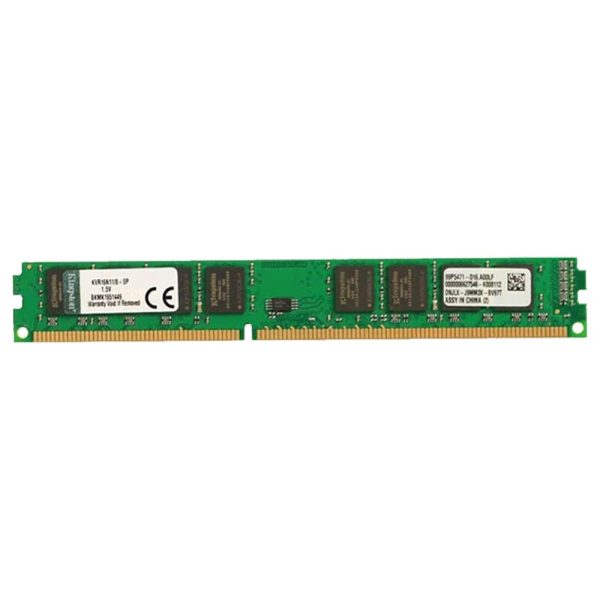 رم کینگستون مدل ValueRAM ظرفیت ۸ گیگابایت DDR3 ۱۶۰۰ مگاهرتز CL11