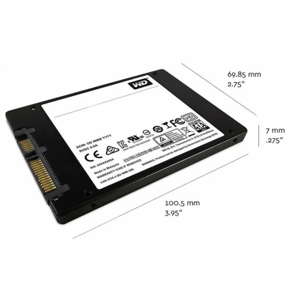اس اس دی Western Digital مدل GREEN SATA III ظرفیت 480 گیگابایت - تصویر 3